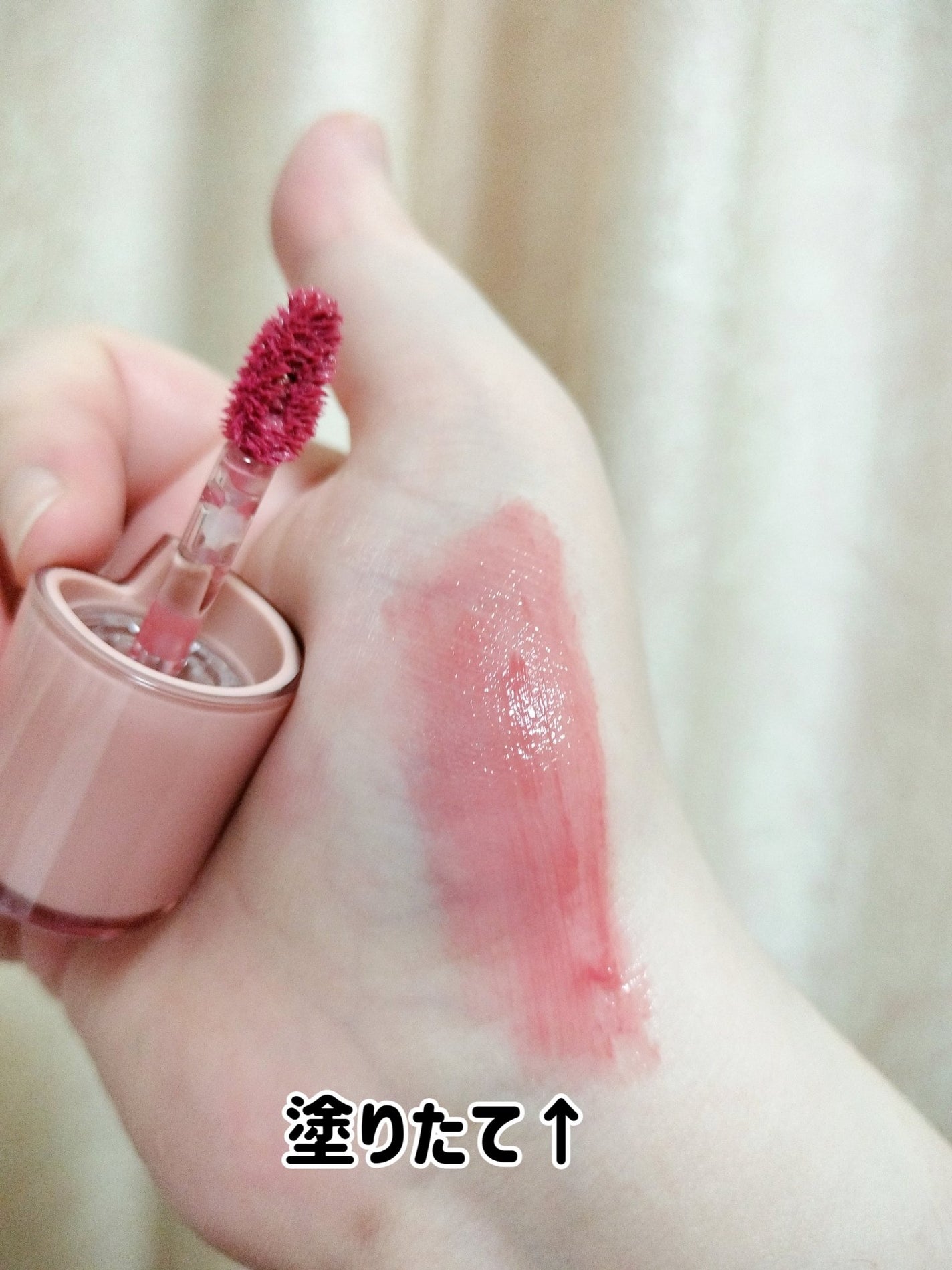 ロウグロウジェルティント/hince/リップティントを使ったクチコミ(4枚目)