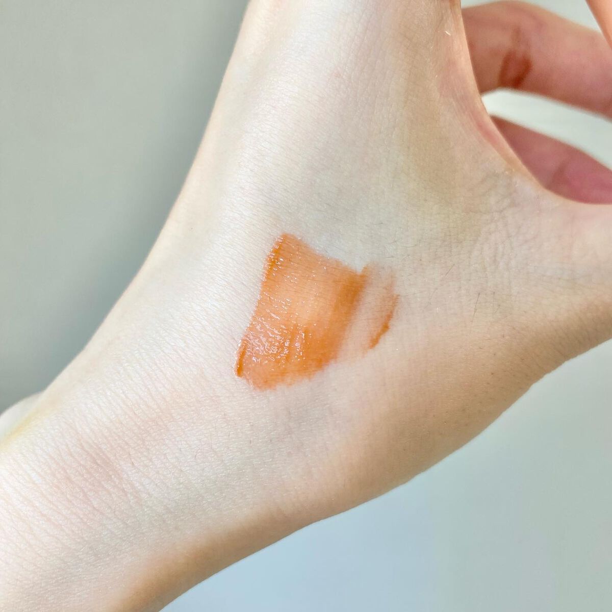 ウォーターリフレクティングリップティント R01 一目惚れアマレットジンジャー/INTO U/リップティントを使ったクチコミ（2枚目）