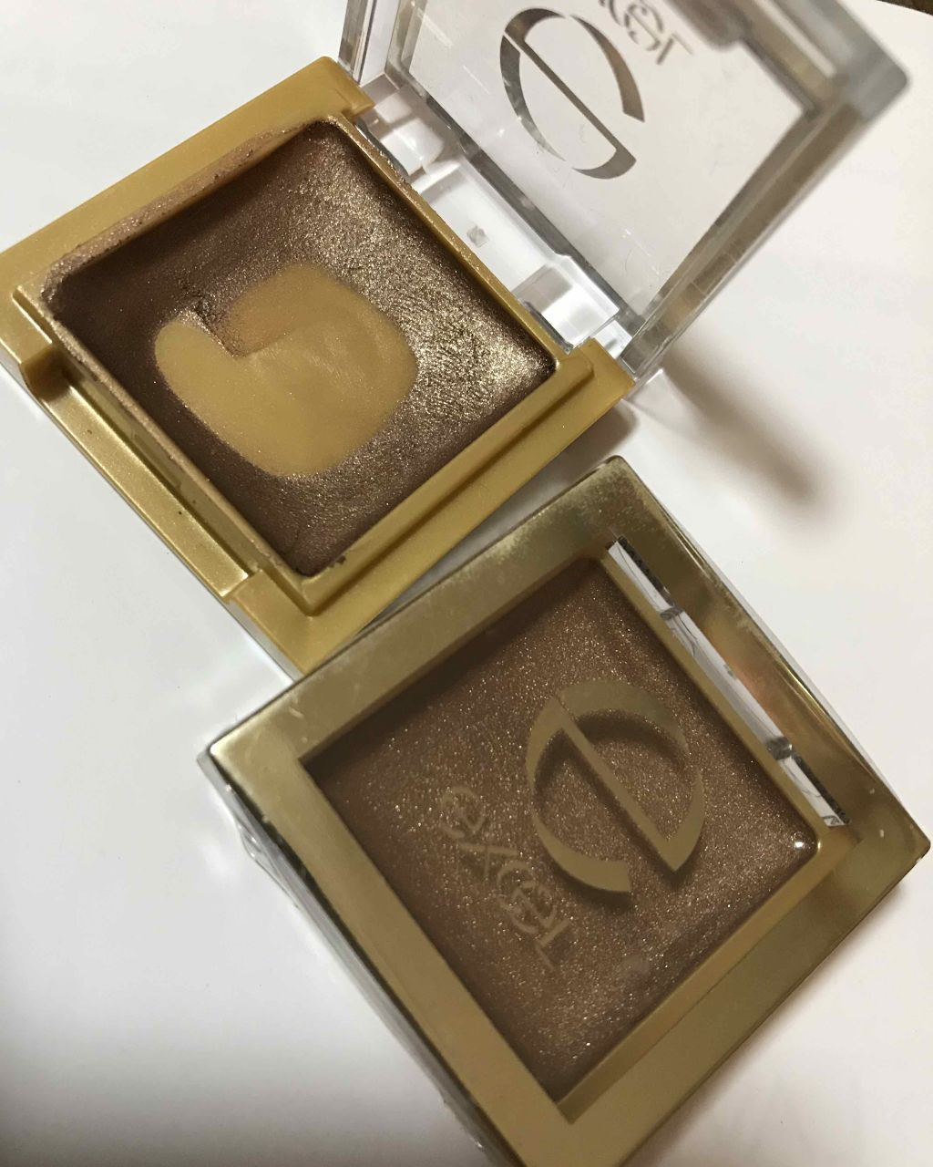 シマリングシャドウ/excel/ジェル・クリームアイシャドウを使ったクチコミ（1枚目）