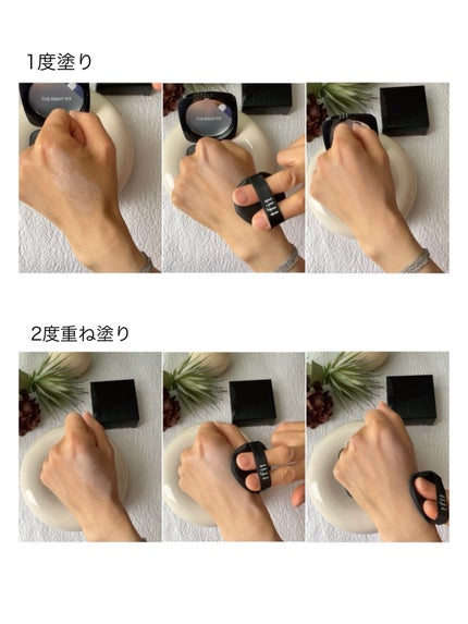 レイヤリングフィット グロークッションEX/TFIT/クッションファンデーションを使ったクチコミ(7枚目)