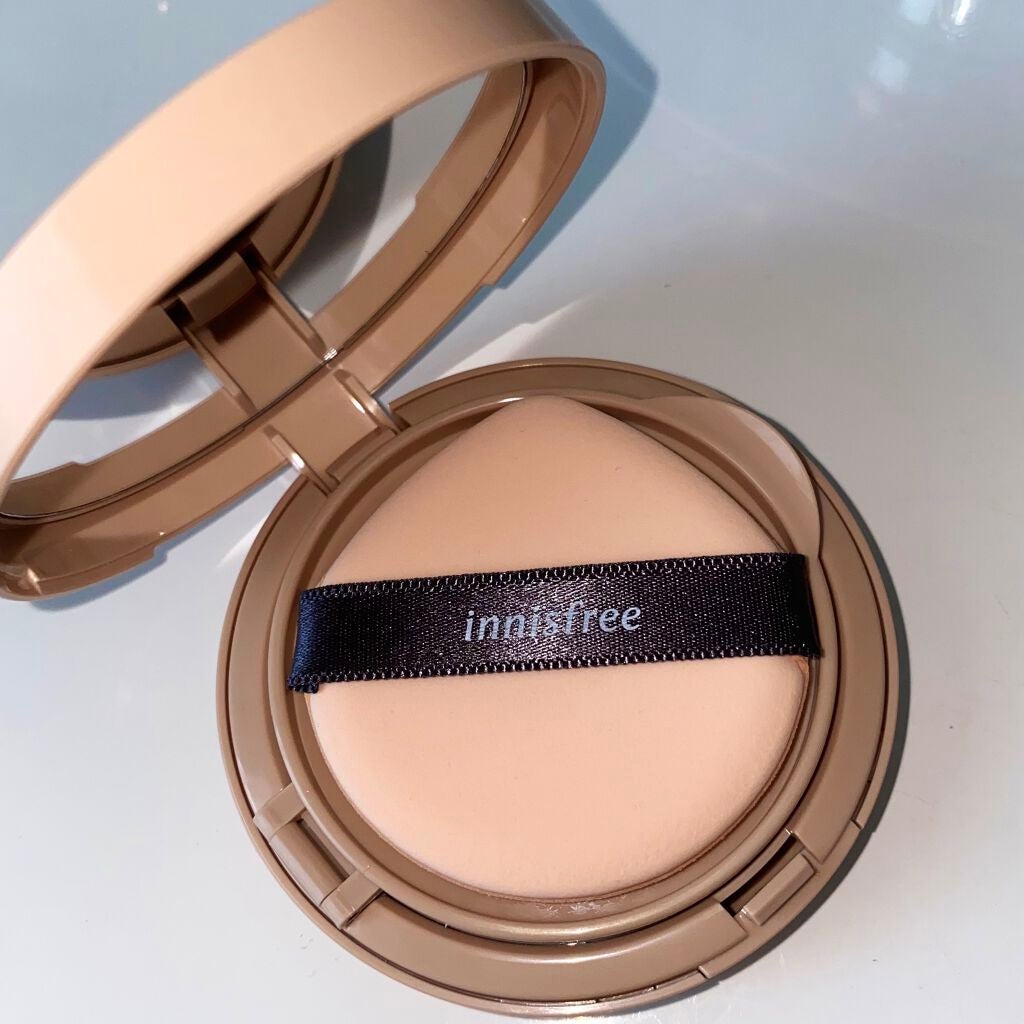 スキンフィット グロウ クッション/innisfree/クッションファンデーションを使ったクチコミ(2枚目)