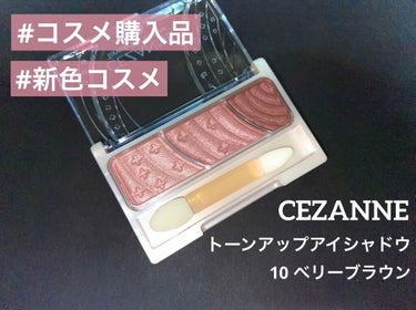 トーンアップアイシャドウ/CEZANNE/アイシャドウパレットを使ったクチコミ（1枚目）