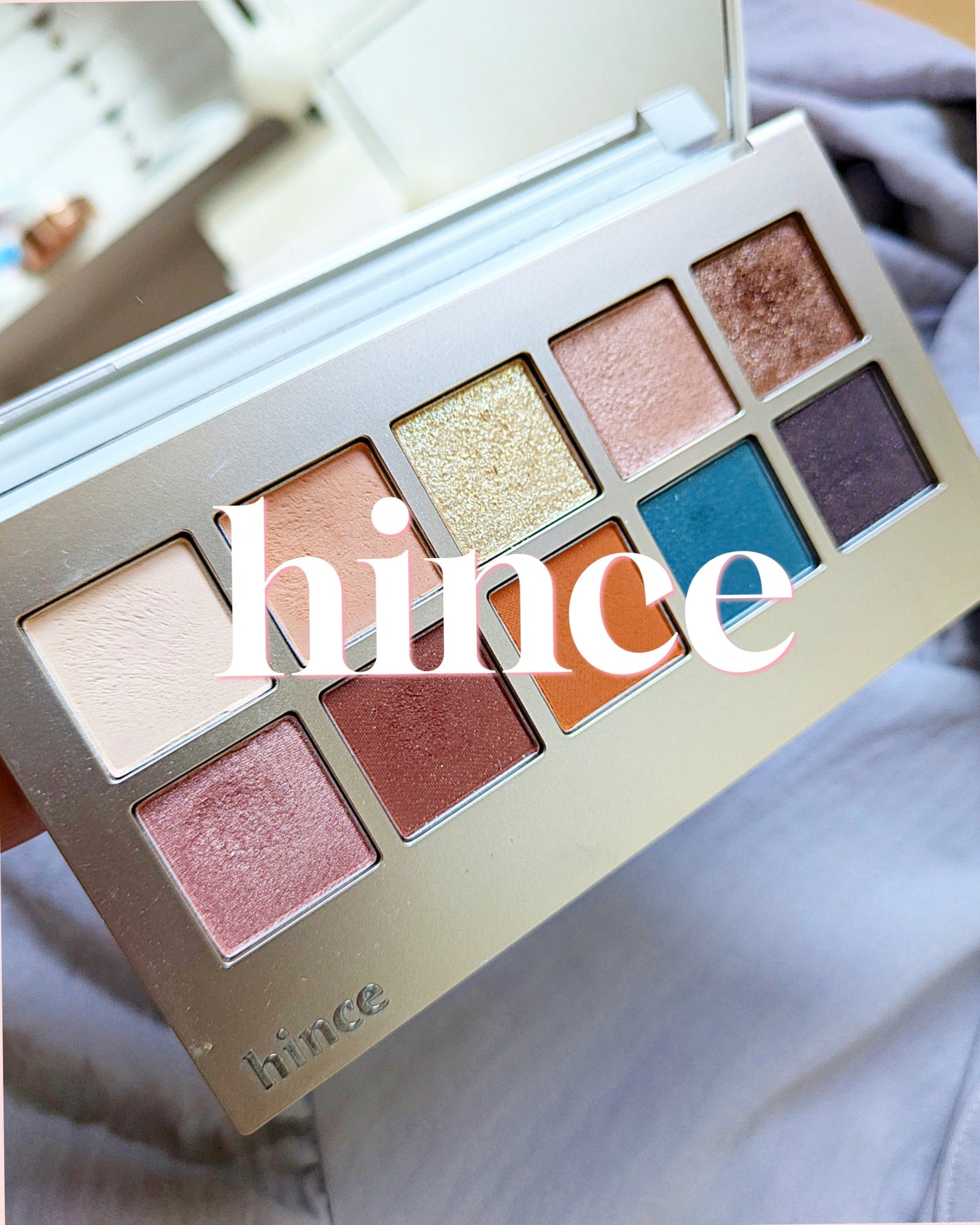 ニューデップスアイシャドウパレット/hince/アイシャドウパレットを使ったクチコミ(1枚目)