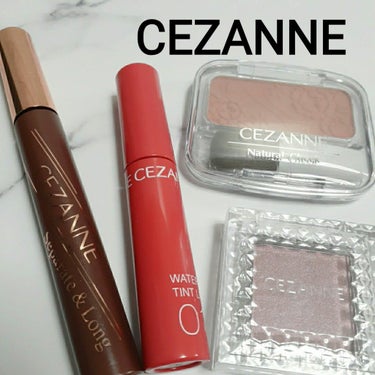 ────────────
CEZANNE
────────────
セパレートロングマスカラ
ブラウン


ウォータリーティントリップ
01　ナチュラルピンク


ナチュラル チークN
20　ジンジャー