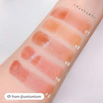 リップカラーシールド/CEZANNE/口紅を使ったクチコミ(4枚目)