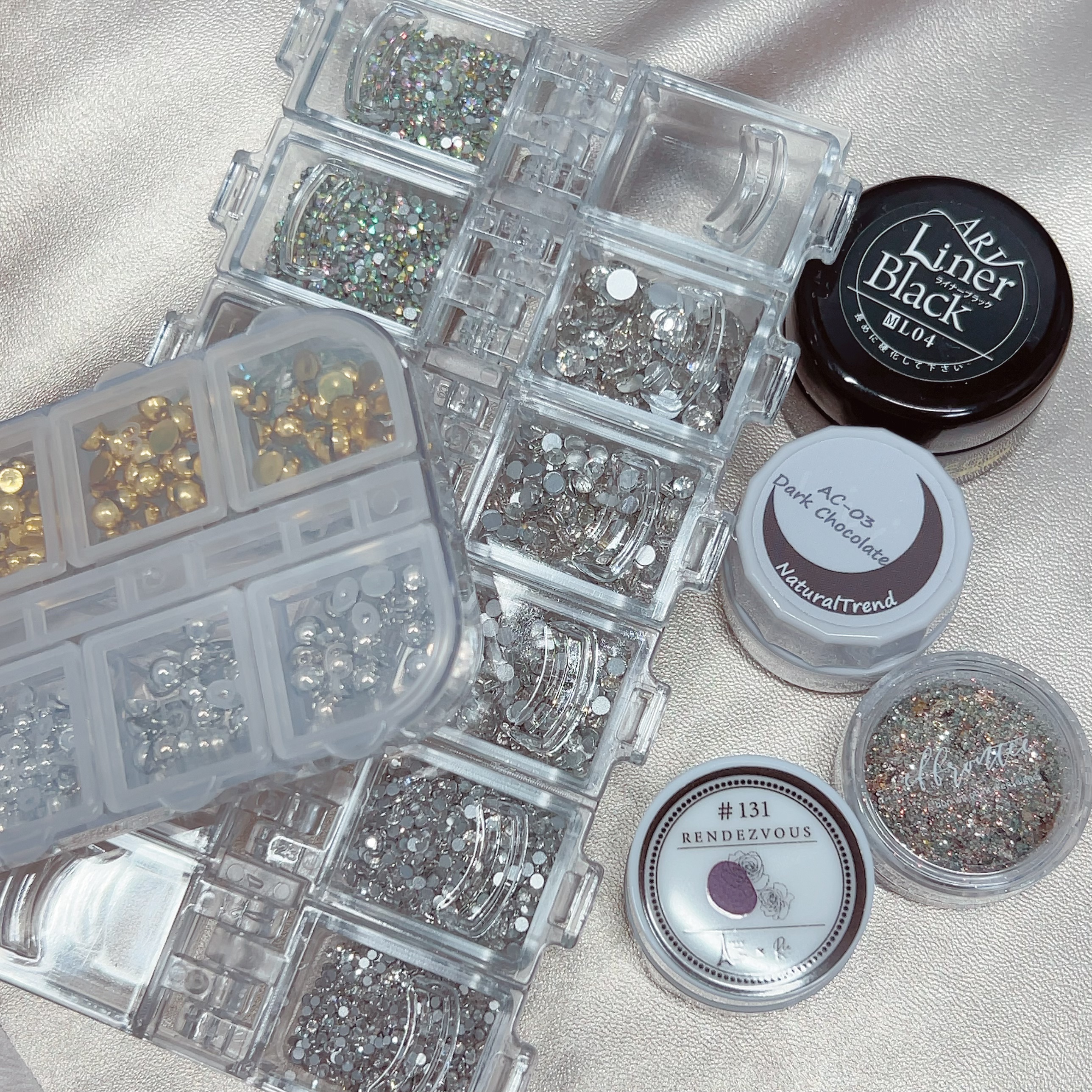 カラーEX　ライナーシリーズ L04 ライナーブラック/プリジェル/ジェルネイルを使ったクチコミ（3枚目）