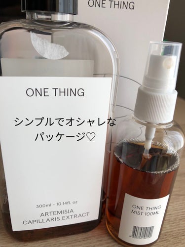 カワラヨモギ化粧水/ONE THING/化粧水を使ったクチコミ（2枚目）