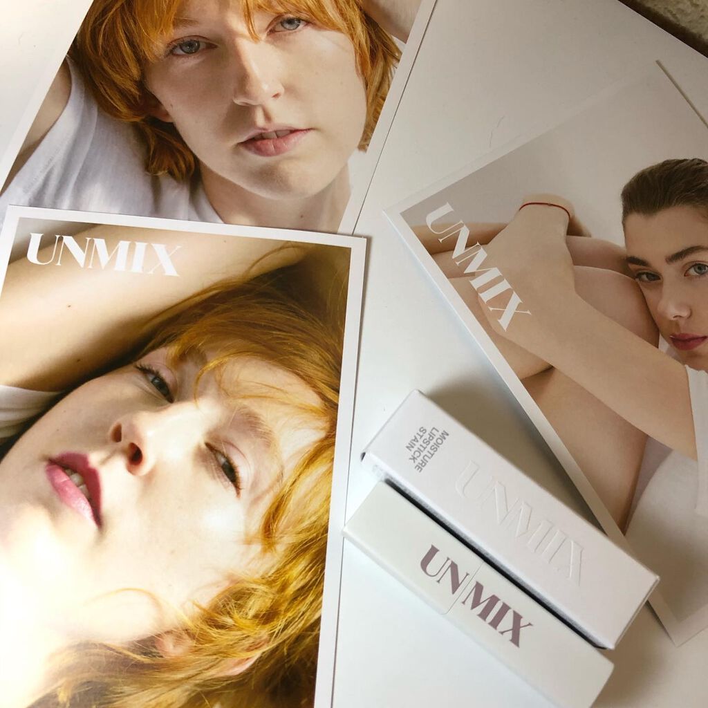 モイスチャーリップスティック ステイン /UNMIX/口紅を使ったクチコミ(5枚目)