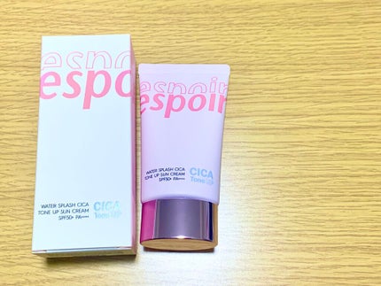 ウォータースプラッシュシカトーンアップクリーム/espoir/化粧下地を使ったクチコミ(2枚目)