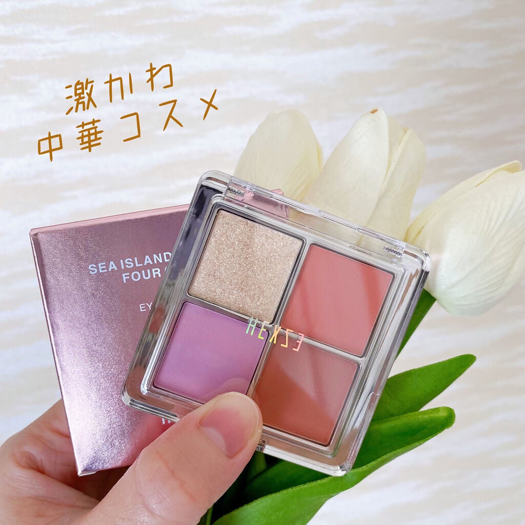 アイランドアドベンチャー4アイシャドウ/HEXZE(ヘックスゼ)/アイシャドウパレットを使ったクチコミ(1枚目)