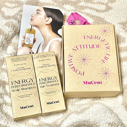 エナジーパフォーマンス スカルプシャンプー / ヘアトリートメント/MuCent/市販シャンプーを使ったクチコミ(2枚目)