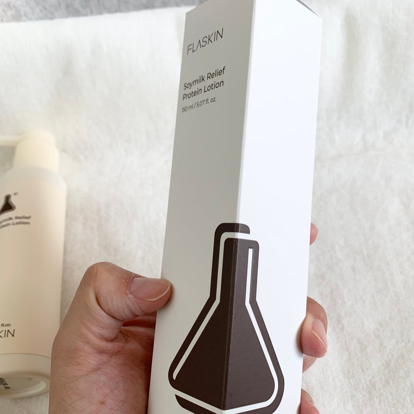 純白豆乳タンパク質乳液/FLASKIN/乳液を使ったクチコミ(4枚目)