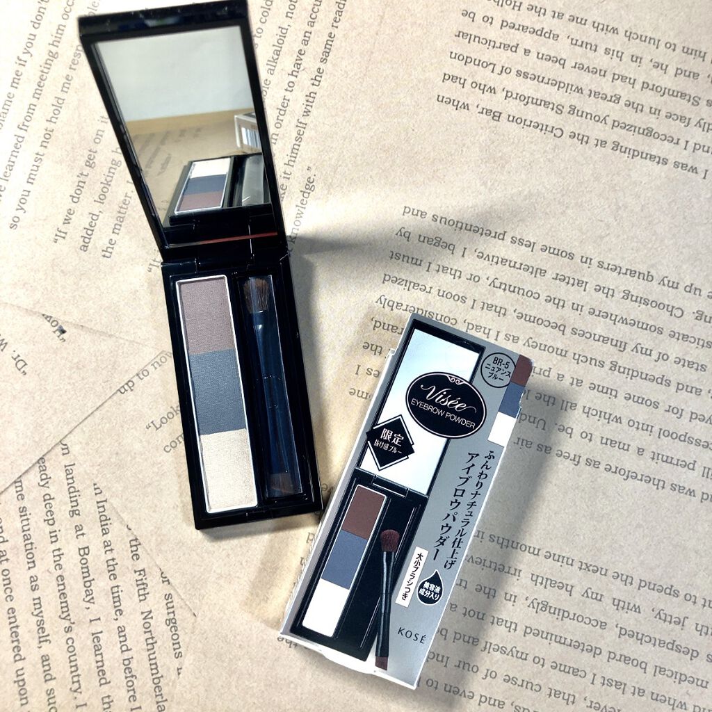 リシェ スタイリング クリア アイブロウ クリアな発色 × ブルー系パール/Visée/眉マスカラを使ったクチコミ（3枚目）