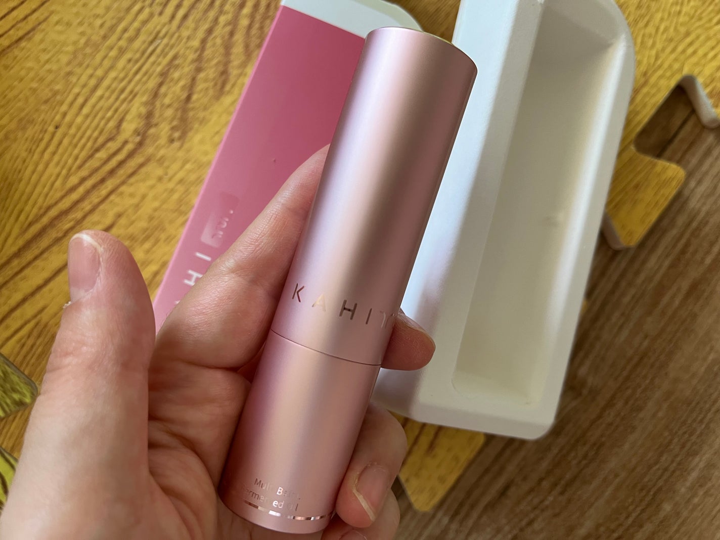 マルチバームセット 新ver(本品+リフィル)/KAHI/メイクアップを使ったクチコミ(1枚目)