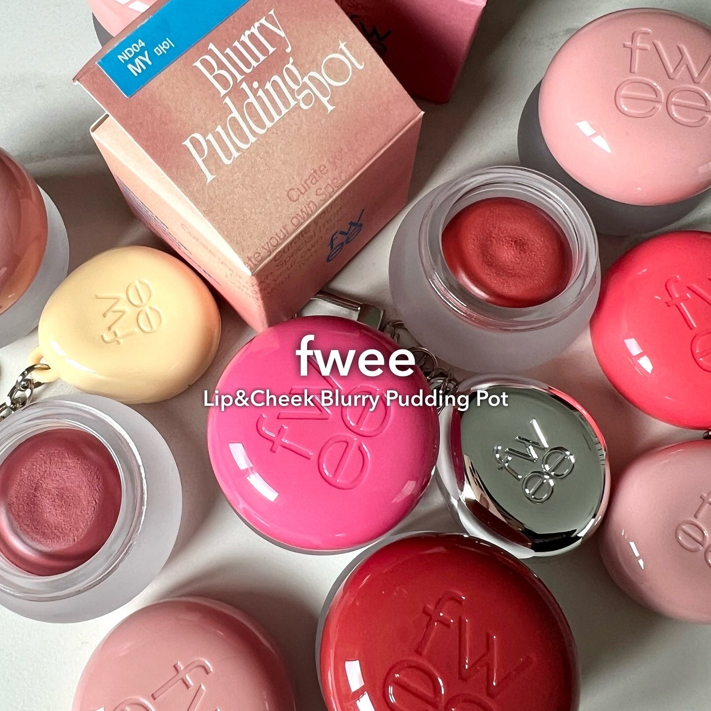 リップアンドチーク ブラーリープリンポット/fwee/口紅を使ったクチコミ(1枚目)