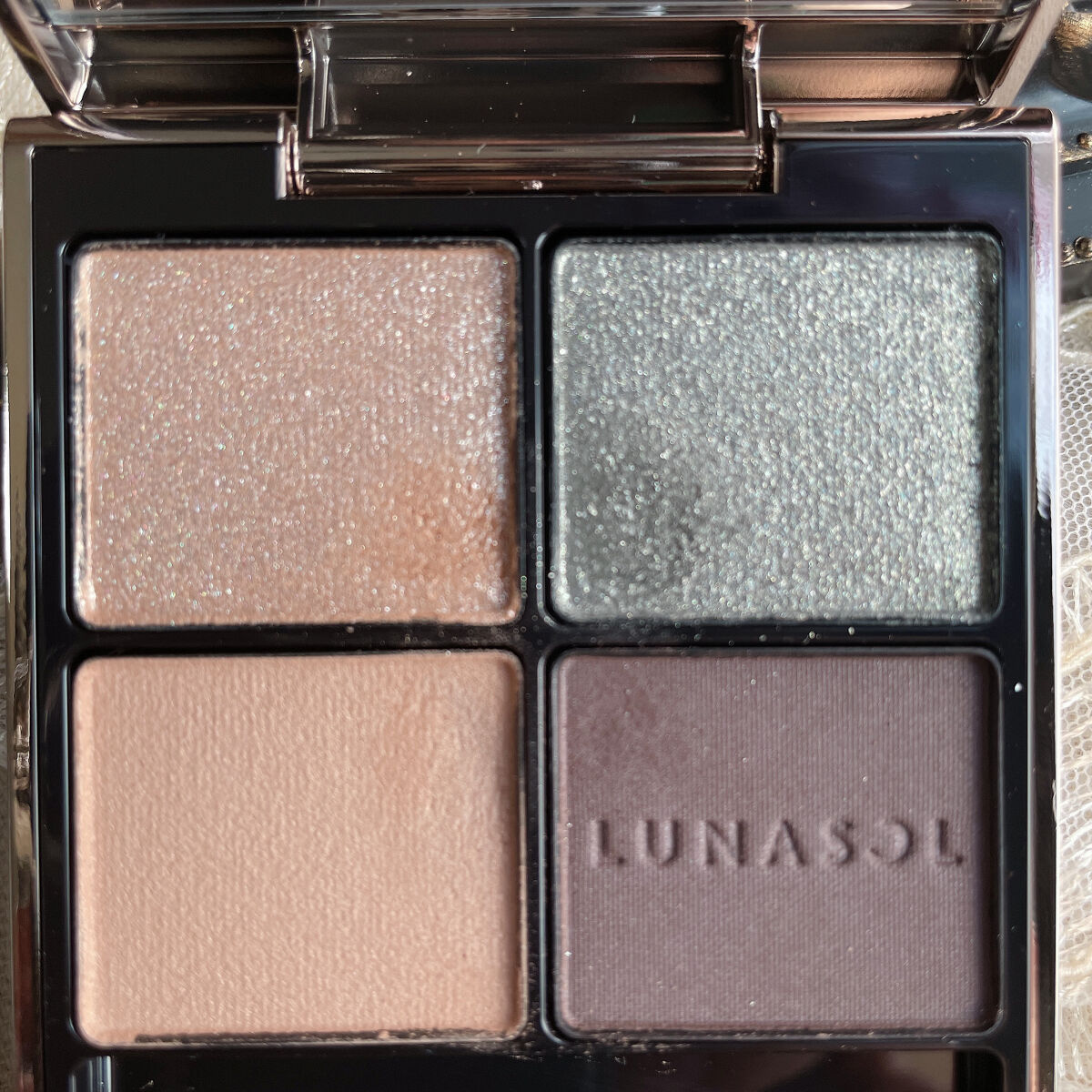アイカラーレーション 17 Smoky Quartz/LUNASOL/アイシャドウパレットを使ったクチコミ（3枚目）