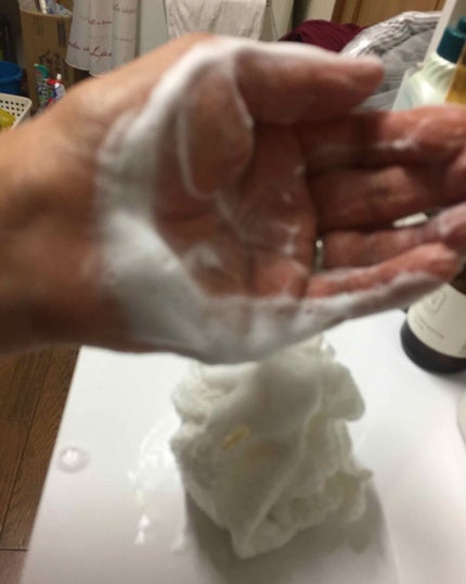 いいじゃんガスール石鹸/イーキューブ/洗顔石鹸を使ったクチコミ(3枚目)