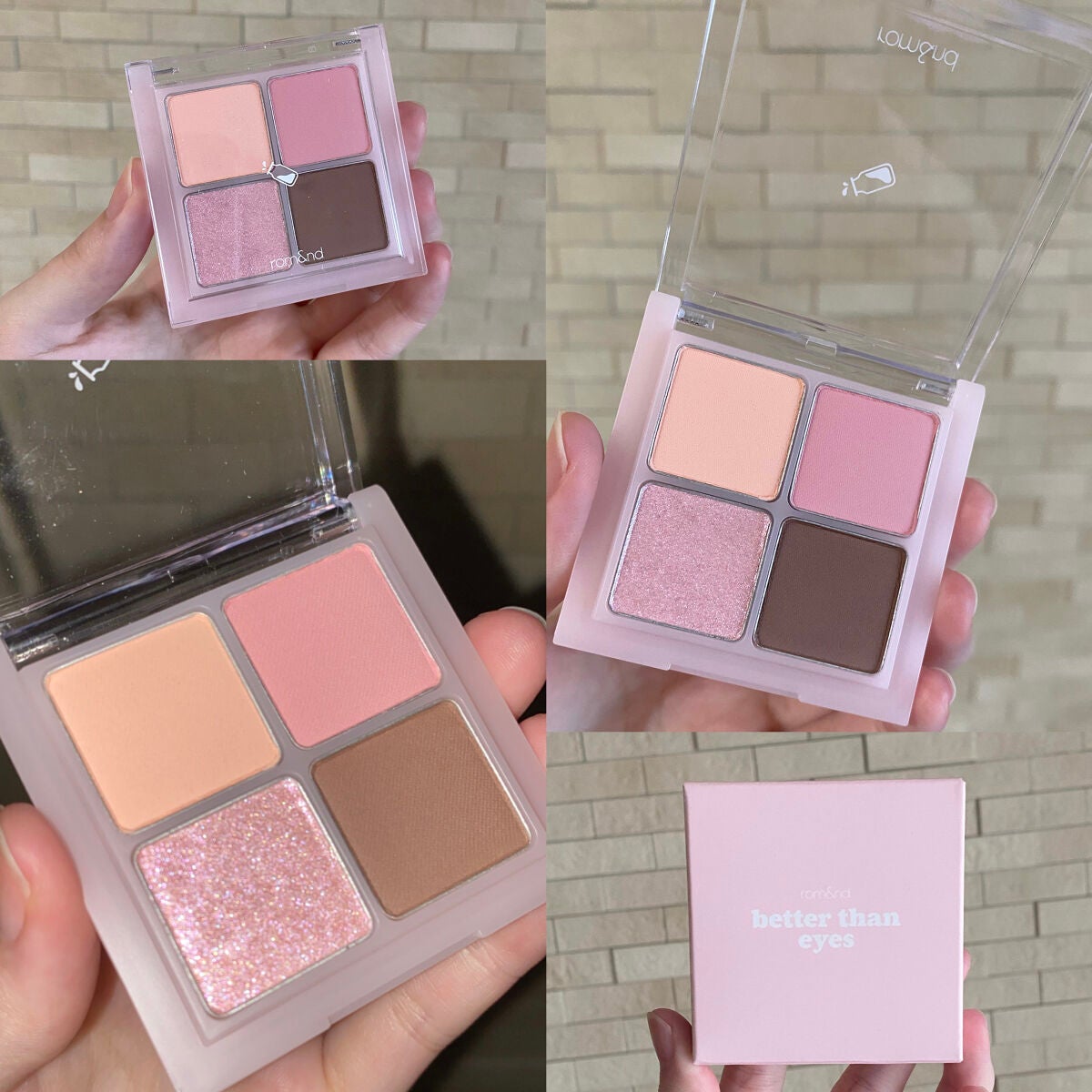 ベターザンアイズ/rom&nd/アイシャドウパレットを使ったクチコミ(9枚目)