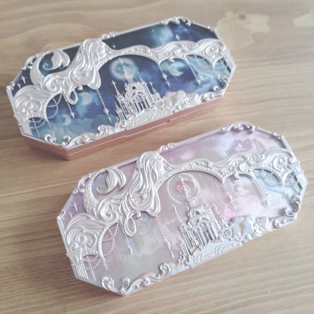 月光人魚シリーズ ジュエリーアイズ 02：Celestial Castle/FlowerKnows/アイシャドウパレットを使ったクチコミ（2枚目）