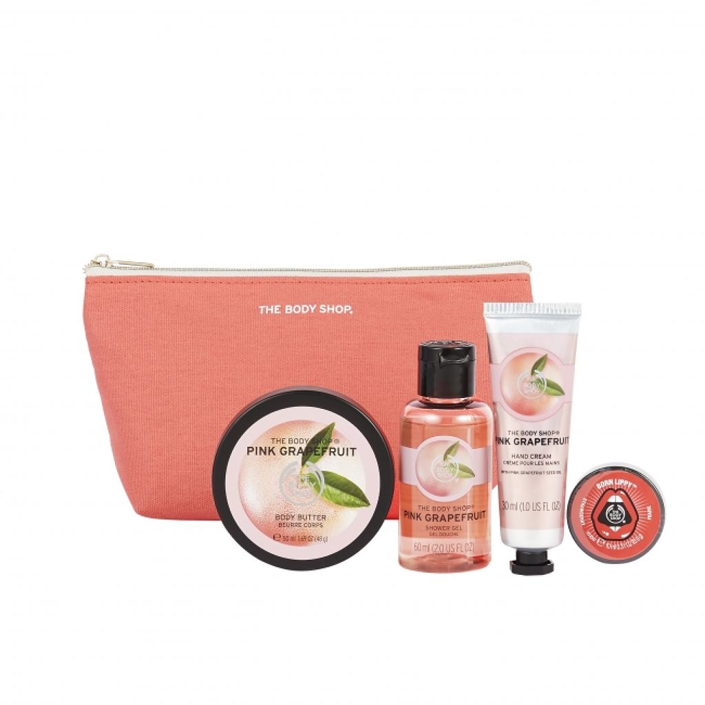 THE BODY SHOP ラッキーポーチ ピンクグレープフルーツ
