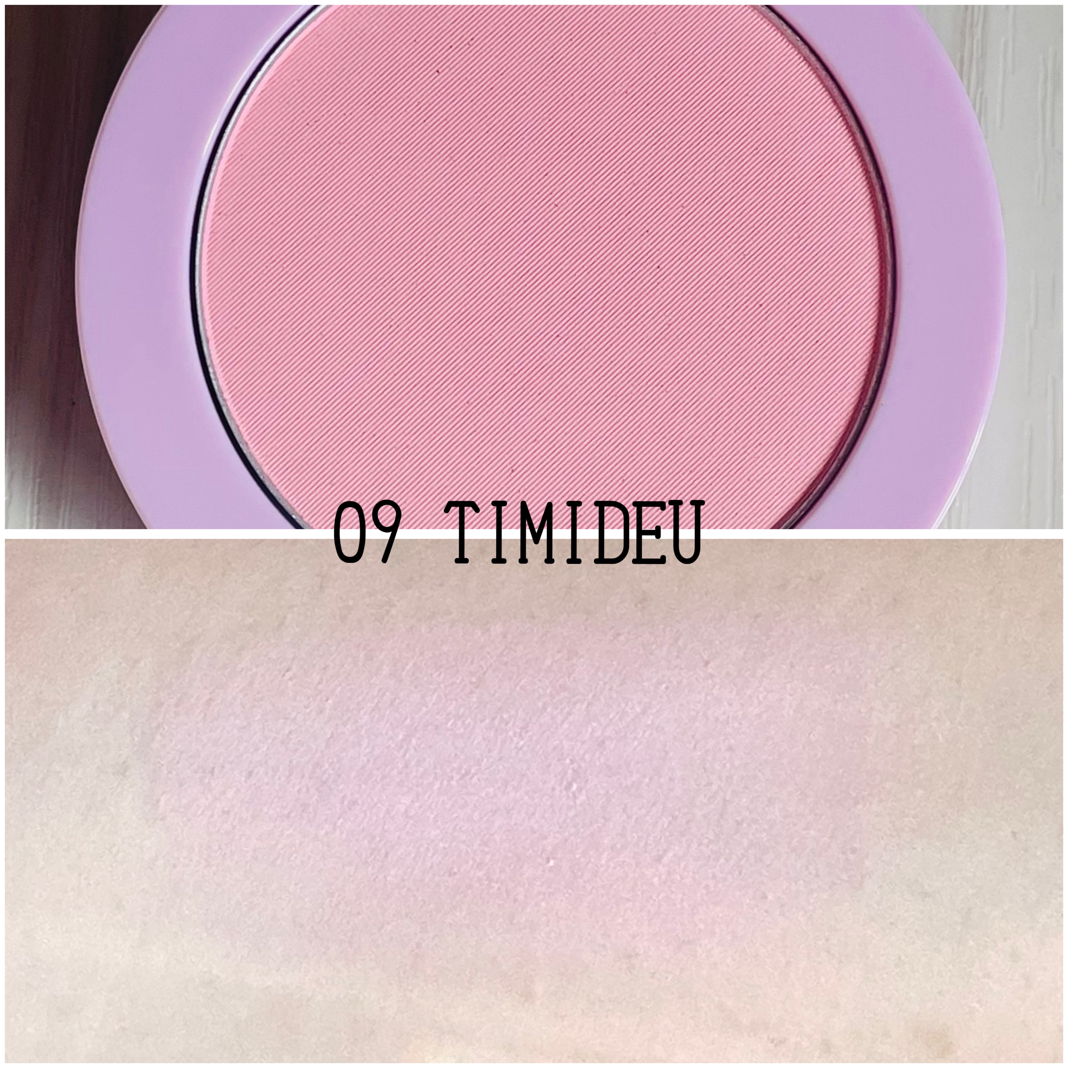 ピュアブラッシャー パフ付き 09 ティミッドゥ/フォレンコス/パウダーチークを使ったクチコミ（3枚目）