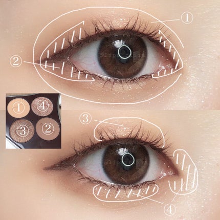 キスチョコレート プレイカラーアイズ/ETUDE/アイシャドウパレットを使ったクチコミ(2枚目)