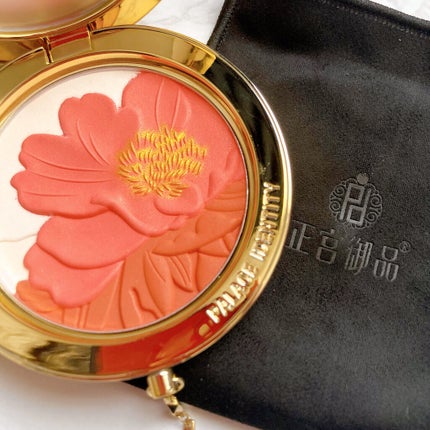 ZEESEAx正宮御品 「盛唐酔夢」シリーズ 丹酔金箔 牡丹チークシャッドパレット/ZEESEA/パウダーチークを使ったクチコミ(1枚目)