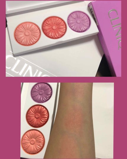 チーク ポップ パレット/CLINIQUE/パウダーチークを使ったクチコミ(1枚目)