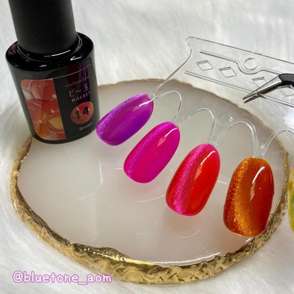 ビー玉マグネットジェル/ネイル工房/ジェルネイルを使ったクチコミ(6枚目)