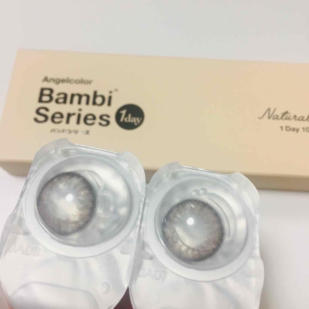 バンビシリーズ ワンデー ナチュラル/AngelColor/ワンデー（１DAY）カラコンを使ったクチコミ（2枚目）