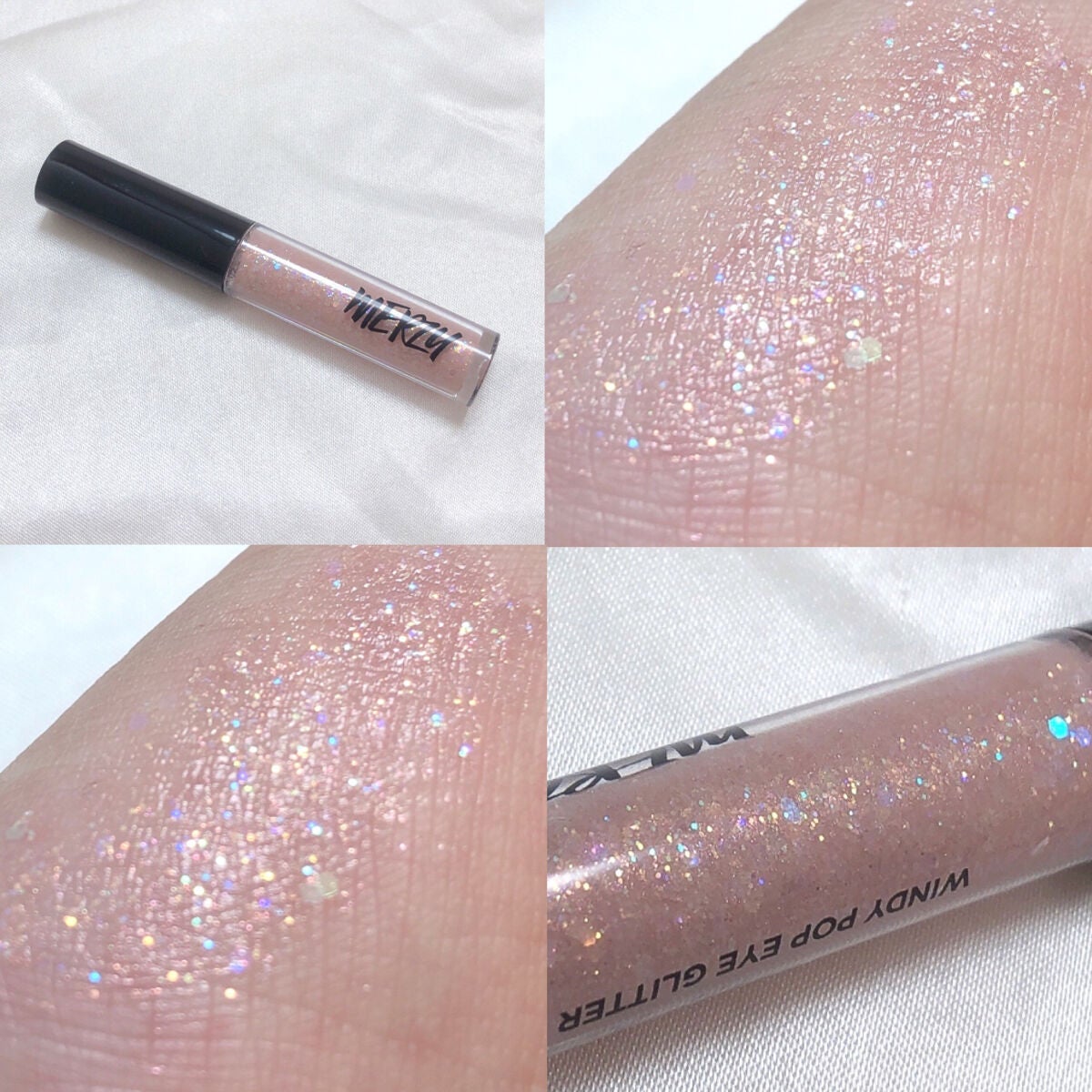 ウィンディ―ポップアイグリッター/MERZY/グリッターを使ったクチコミ(2枚目)