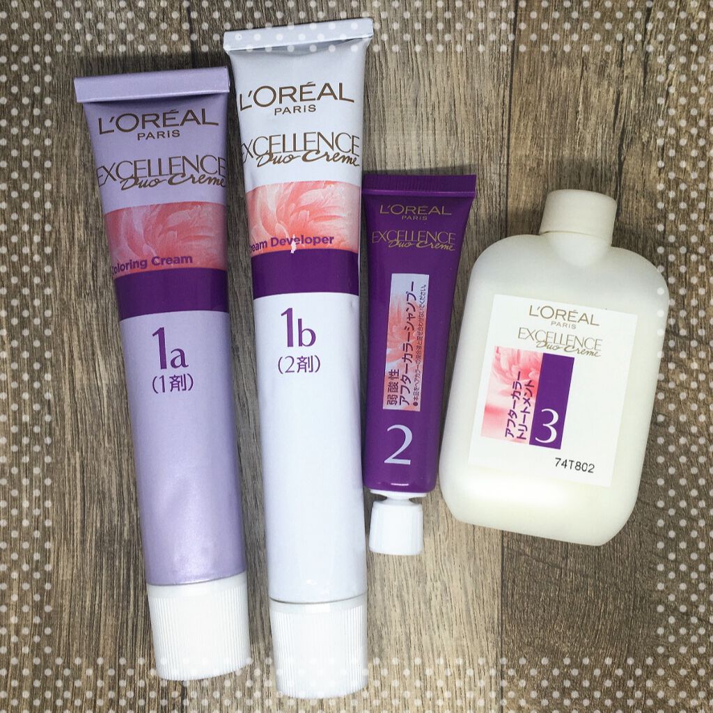 エクセランス R クリームタイプ /ロレアル パリ/ヘアカラーを使ったクチコミ(2枚目)