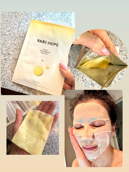ピュアビタミンCマスクパック/VARI:HOPE/シートマスク・パックを使ったクチコミ(1枚目)