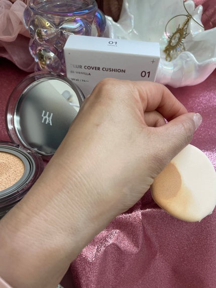 ブラーカバークッション/LUNA/クッションファンデーションを使ったクチコミ(7枚目)