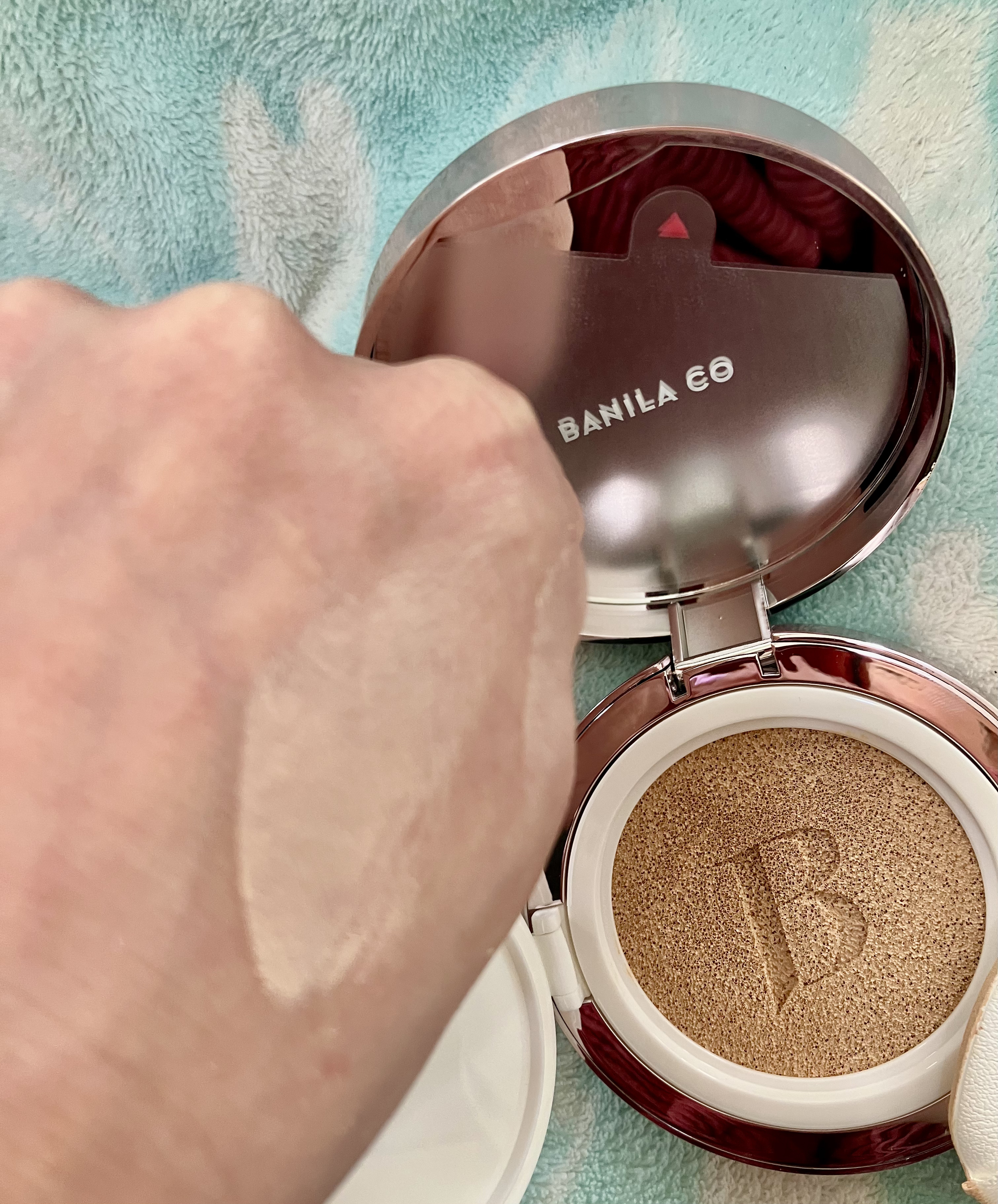 カバーリシャス アルティメット ホワイトクッション 21 アイボリー/BANILA CO/クッションファンデーションを使ったクチコミ（2枚目）