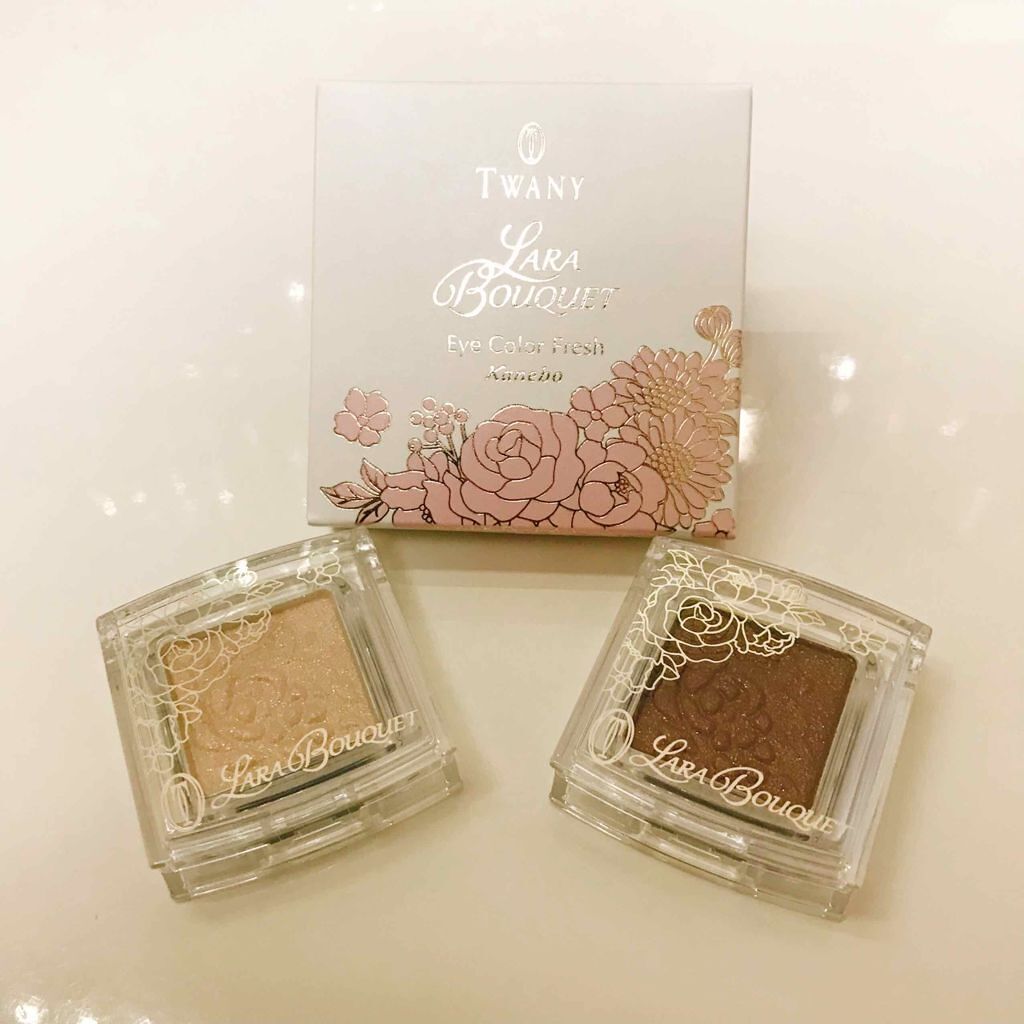 ララブーケ アイカラーフレッシュ/TWANY/単色アイシャドウを使ったクチコミ（1枚目）