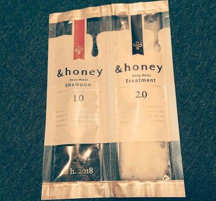 ディープモイスト シャンプー1.0/ヘアトリートメント2.0/&honey/市販シャンプーを使ったクチコミ(1枚目)
