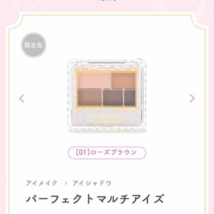 パーフェクトマルチアイズ/キャンメイク/アイシャドウパレットを使ったクチコミ(1枚目)