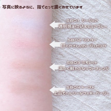 シームレストーン ブラッシュ/excel/パウダーチークを使ったクチコミ(2枚目)