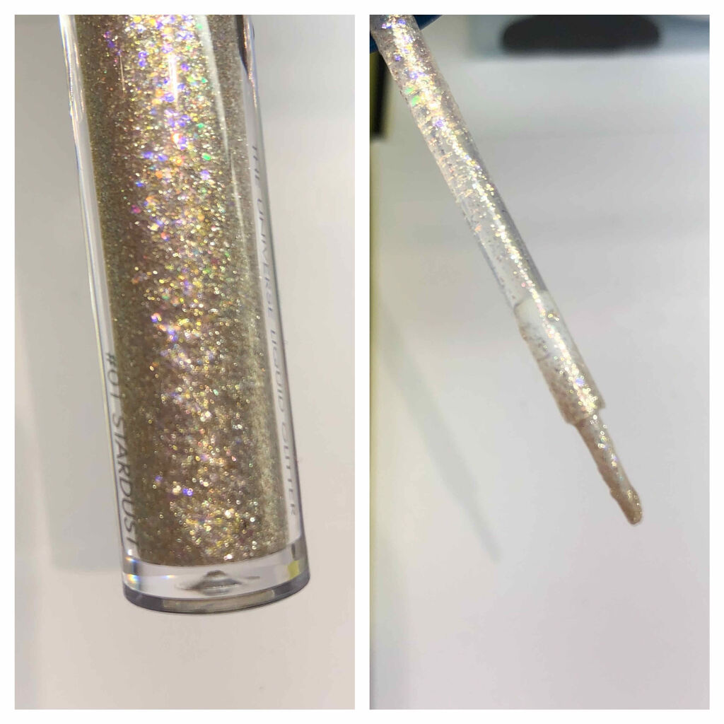 リキッド グリッター シャドウ/rom&nd/グリッターを使ったクチコミ（2枚目）