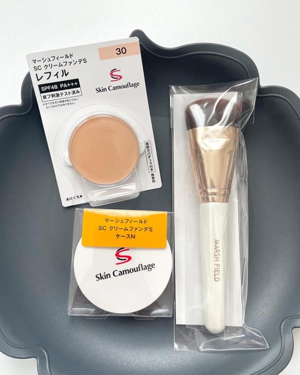 マーシュフィールド SC クリームファンデS/マーシュ・フィールド/クリーム・エマルジョンファンデーションを使ったクチコミ(4枚目)