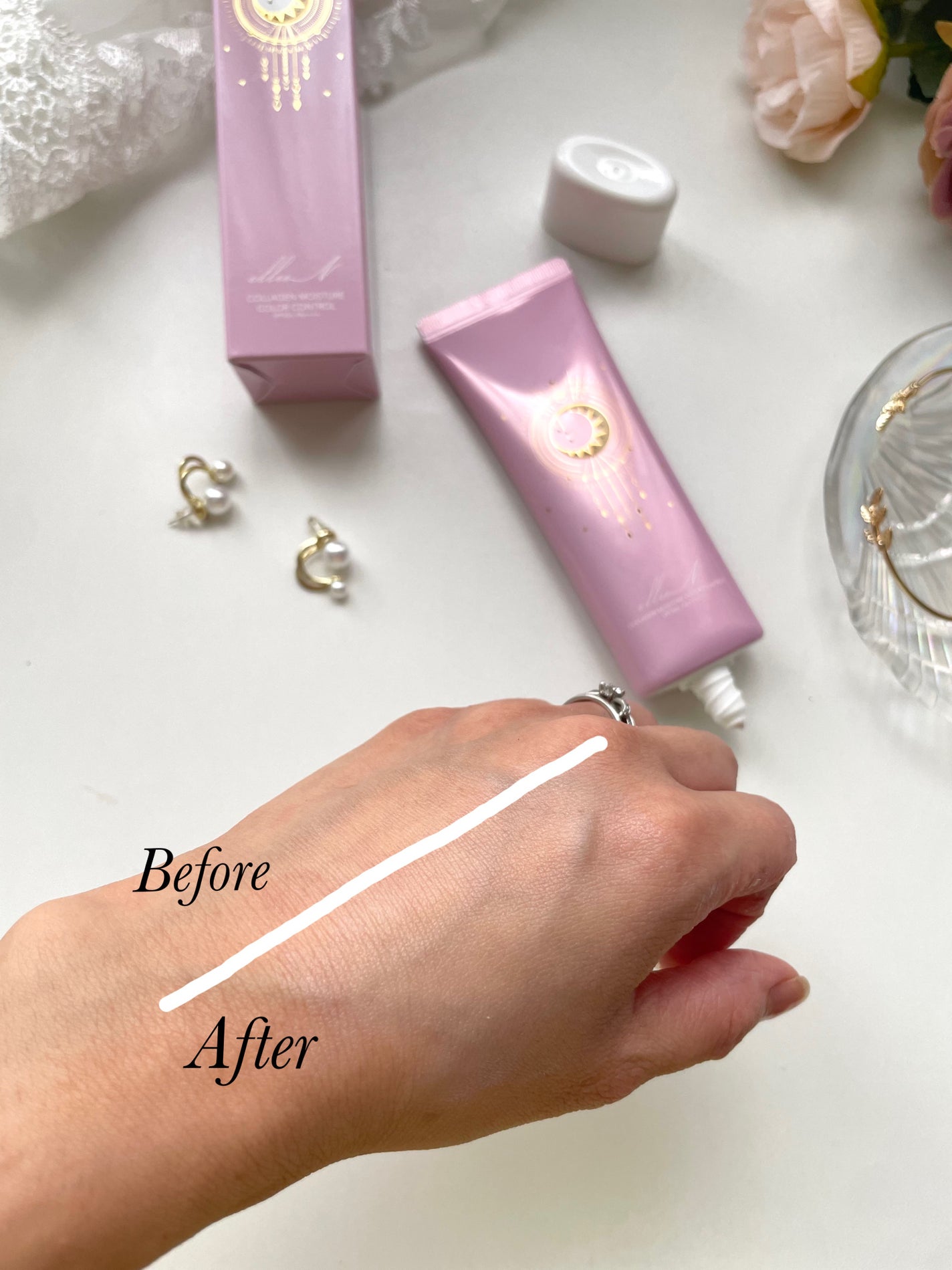 コラーゲンモイスチャーカラーコントロール/illuN/化粧下地を使ったクチコミ(4枚目)