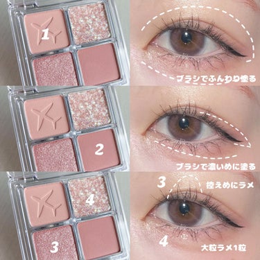 RANCABLE TRIP EYE PALETTE/IBIM/アイシャドウパレットを使ったクチコミ（2枚目）