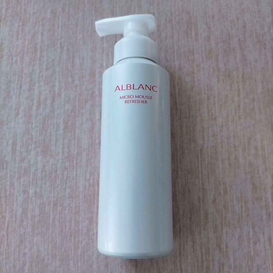 マイクロムース リフレッシャー/ALBLANC/泡洗顔を使ったクチコミ（1枚目）