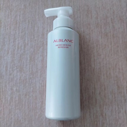 マイクロムース リフレッシャー/ALBLANC/泡洗顔を使ったクチコミ(1枚目)