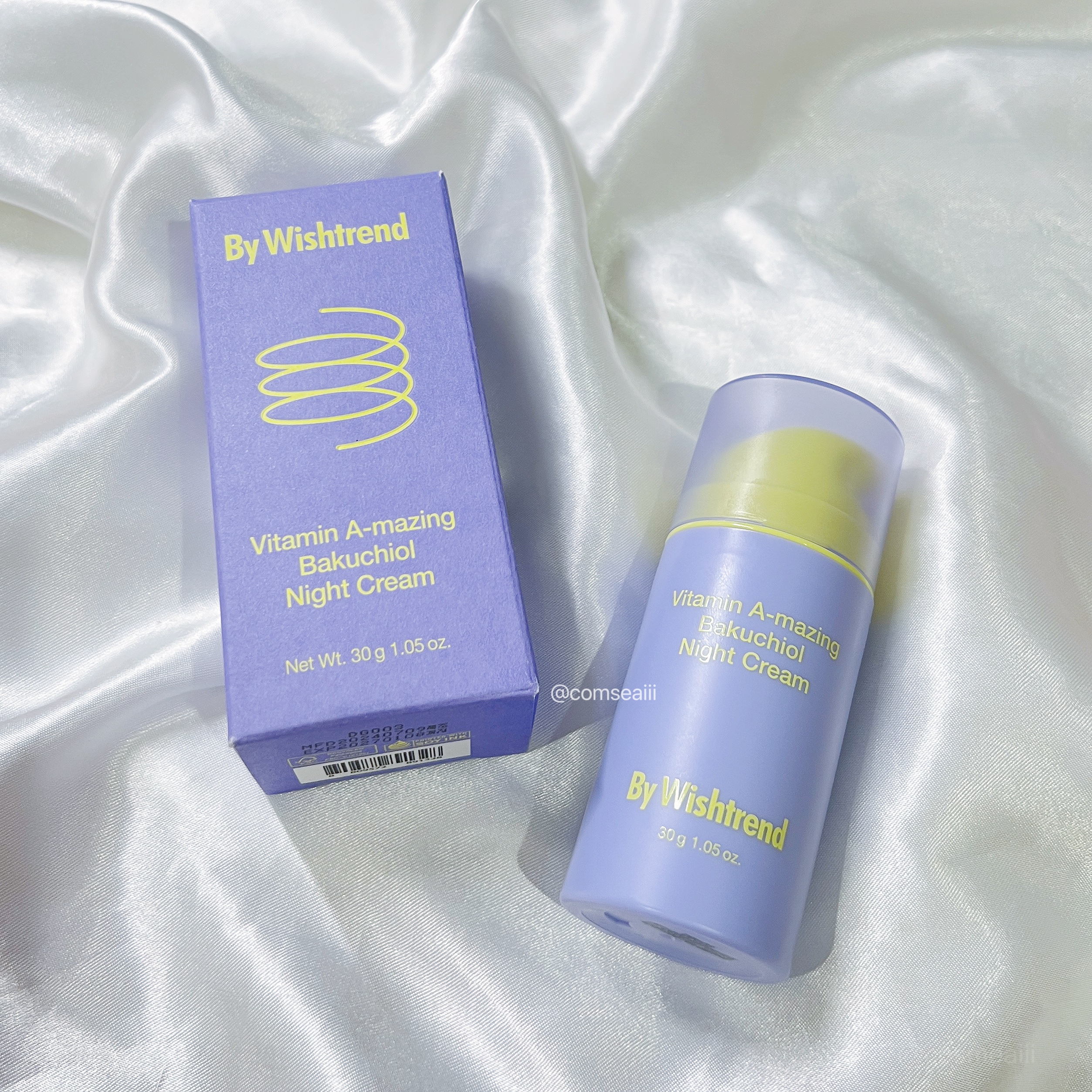 ビタミンA-mazingバクチオールナイトクリーム/By Wishtrend/フェイスクリームを使ったクチコミ（2枚目）