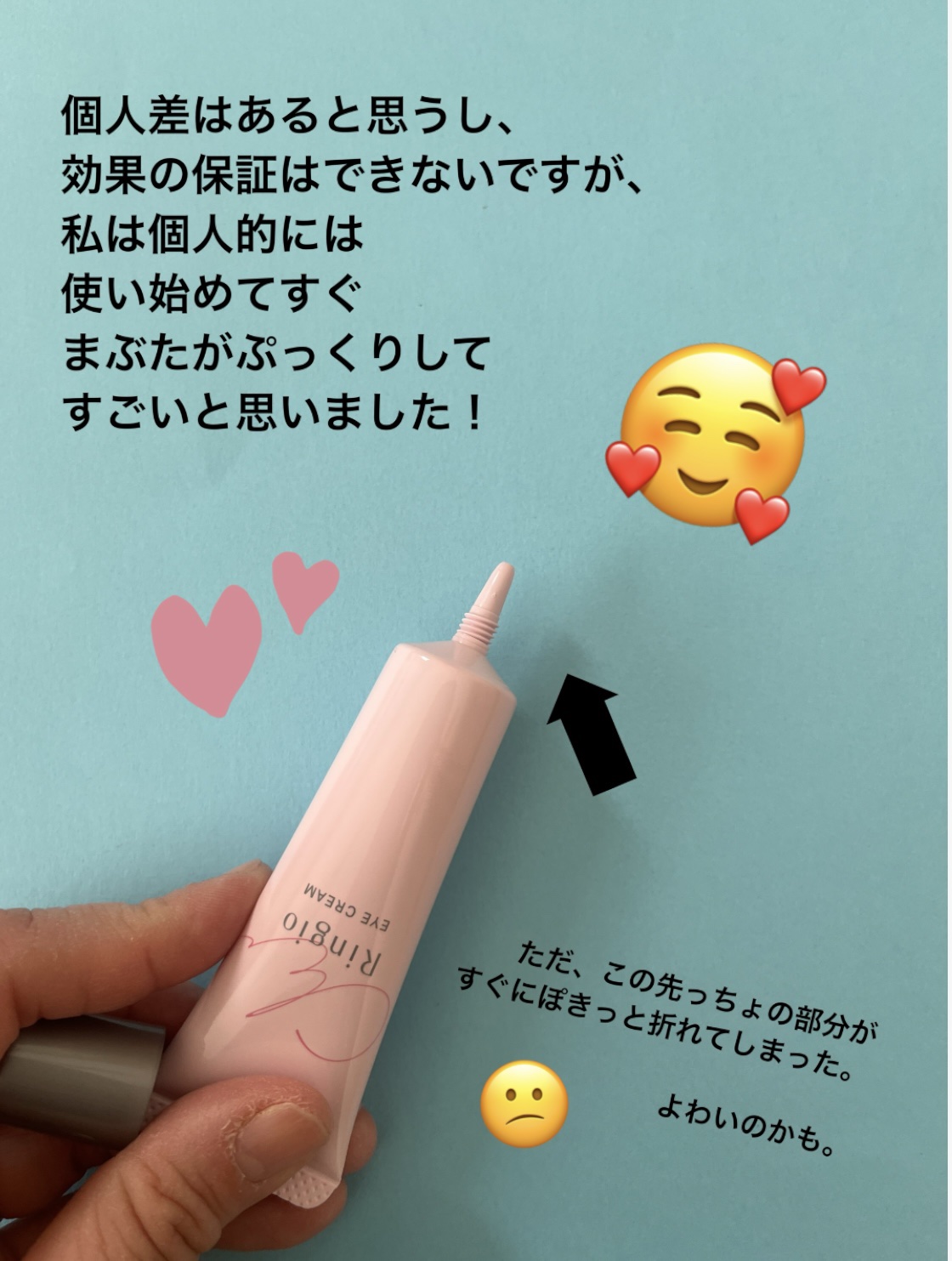 Ringio アイクリーム/Ringio/アイケア・アイクリームを使ったクチコミ（3枚目）