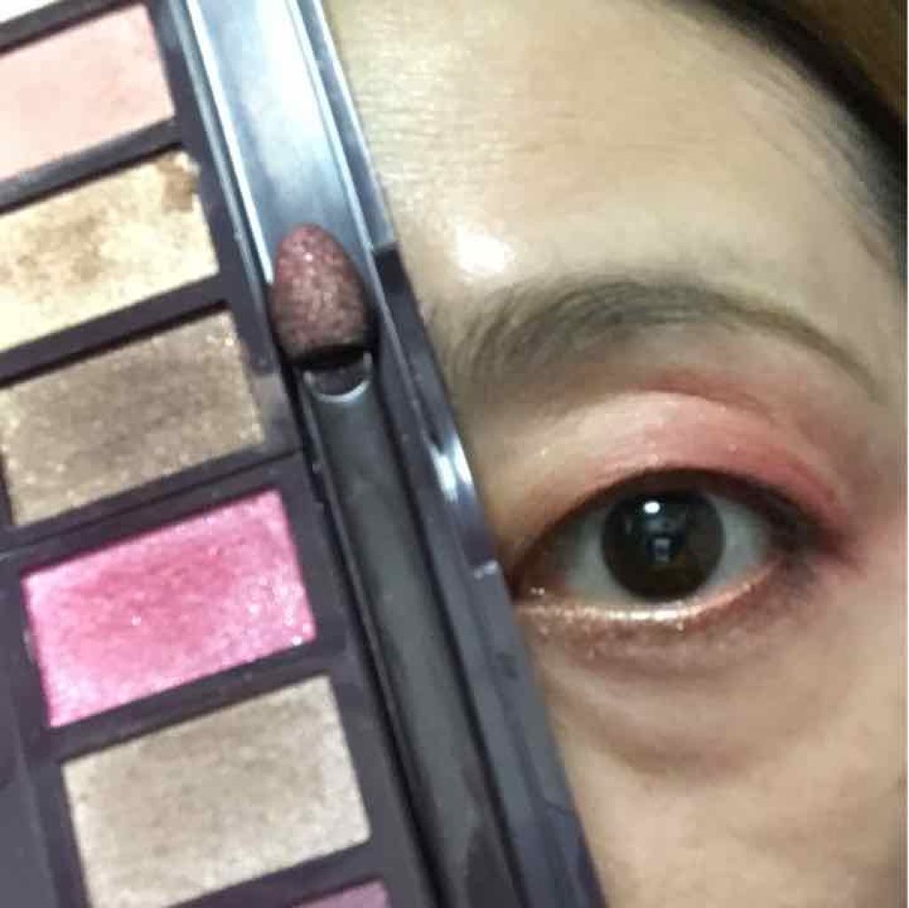 グラマラスリッチ アイパレット (クリスマスコフレ 2018)/Visée/メイクアップキットを使ったクチコミ（2枚目）