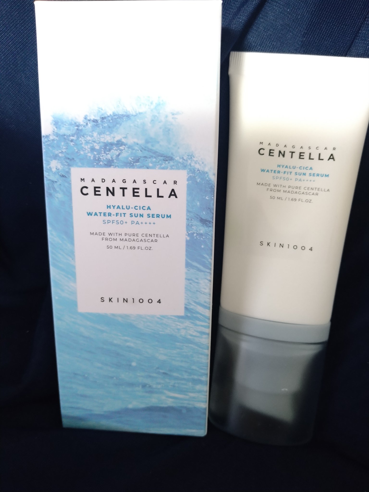 ヒアルーシカ ウォーターフィット サンセラム/SKIN1004/日焼け止めローションを使ったクチコミ（1枚目）