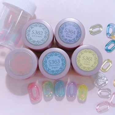 なかやまちえこ on LIPS 「Beads×Aurora🪄365日ネイル206日め⠀⠀@aby..」（3枚目）